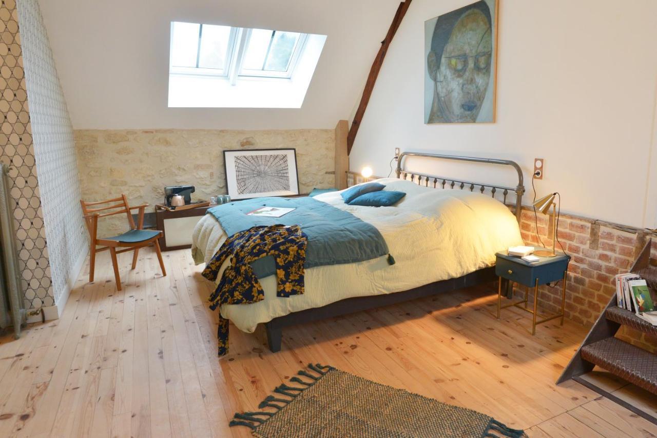 L'Artelier Dans Ma Cour Bed and Breakfast Hermonville Eksteriør billede